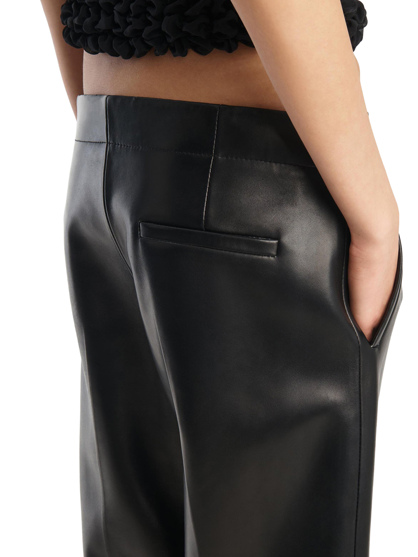 [KHAITE] Trousers FW26 32111012200 BLACK
