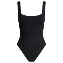 [Hunza G] Swimsuit SS26 SQUARE NECK SWIMCRINKLEBLACK