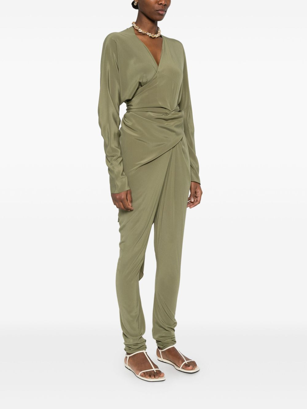 [Cortana] Jump suit SS25 A4337OLIVEGREEN