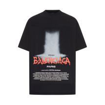 [Balenciaga] T-shirts Short Sleeve FW26 850345TUVO41000 BLACK