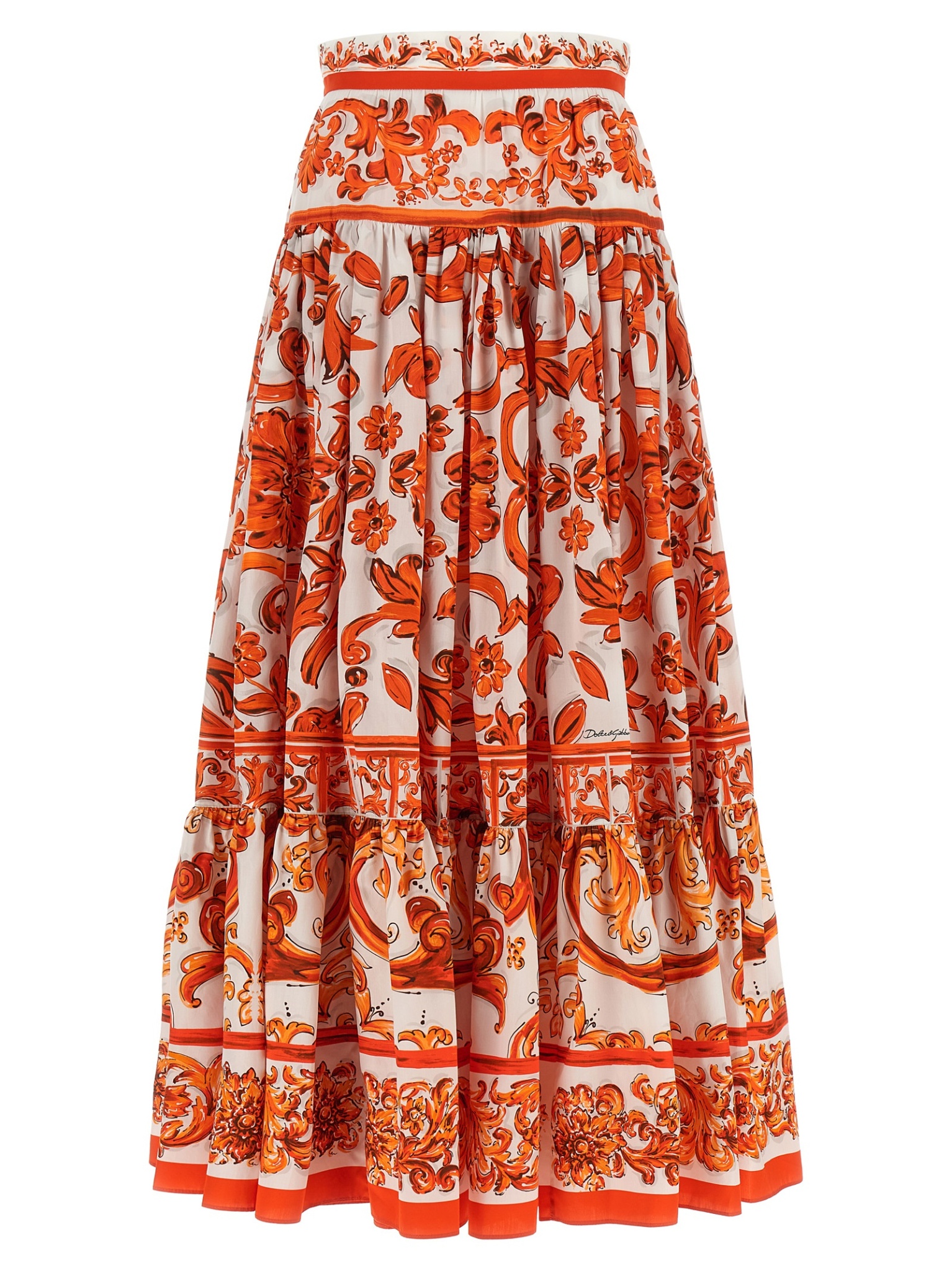 [Dolce & Gabbana] Long skirt FW26 F4CX0TGDDRLS9000