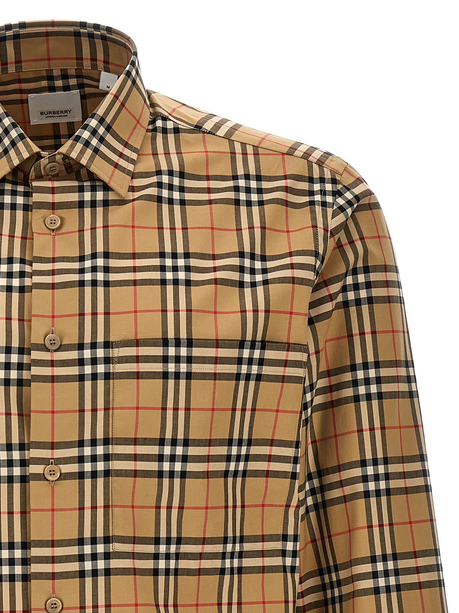 [Burberry] Shirts Long Sleeve SS24 8070582ARCHIVEBEIGE