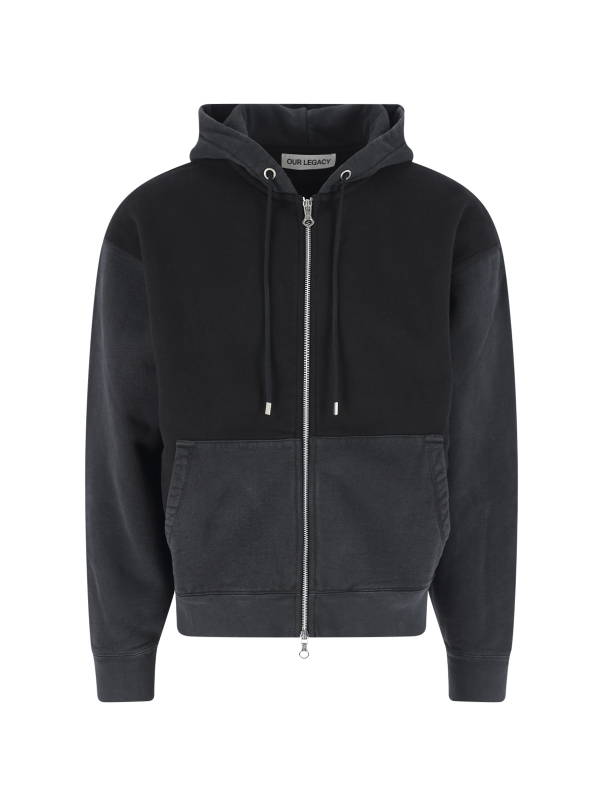 [Our Legacy] Sweatshirt FW25 M2256RPPIGMENT BLACK HEFTY FLEECE