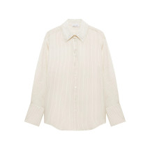 [Anine Bing] Shirts Long Sleeve FW25 A0711033MTL55