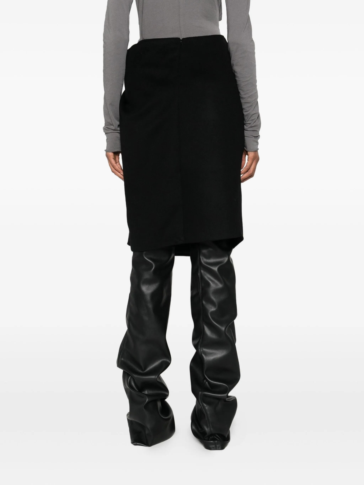 [Entire Studios] Midi skirt FW25 ESWW257015BW
