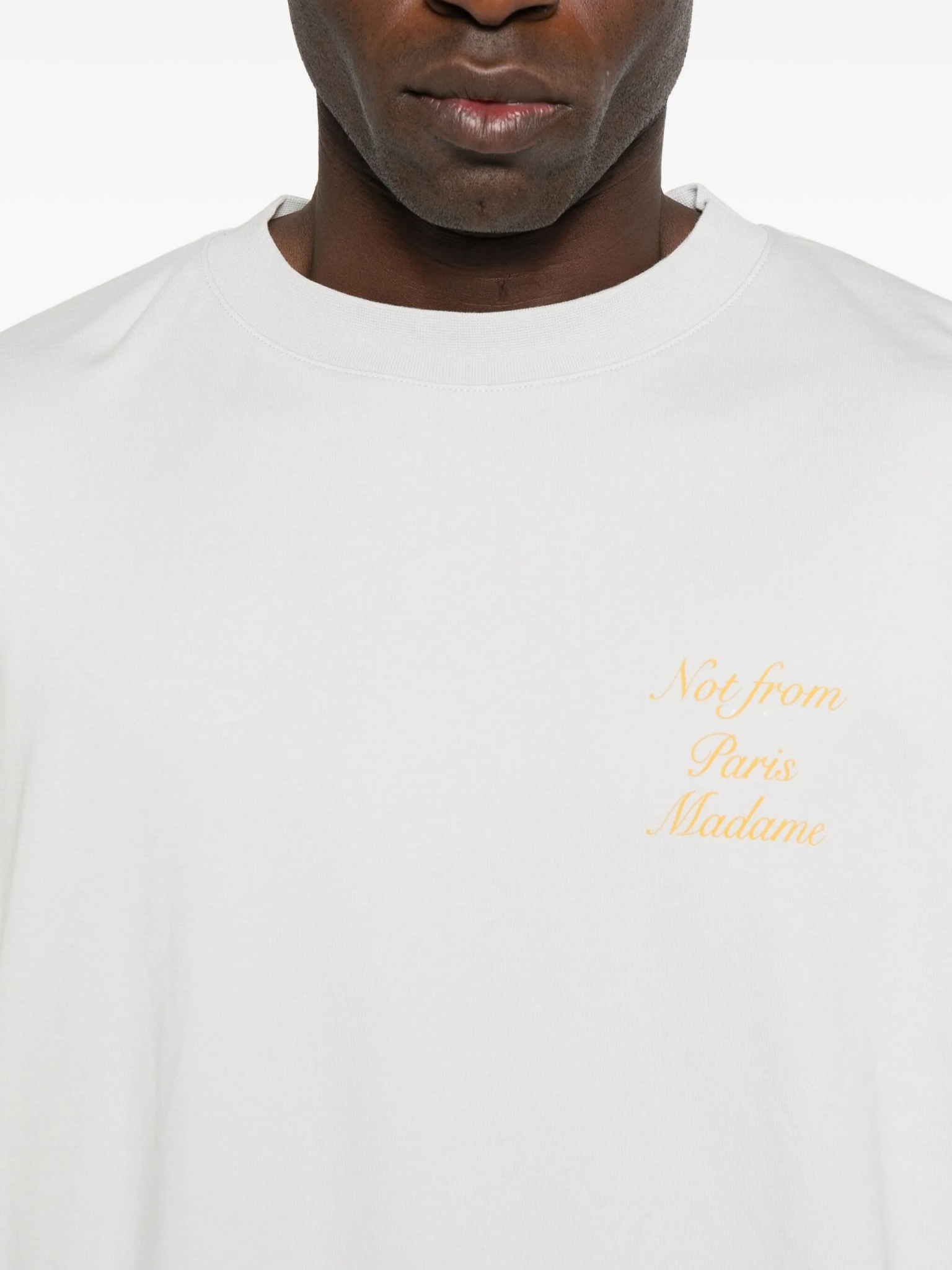 [DROLE DE MONSIEUR] T-shirts Short Sleeve FW25 ITS209CO002LGR
