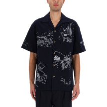 [DROLE DE MONSIEUR] Shirts Short Sleeve FW25 SH228_CO215NAVY