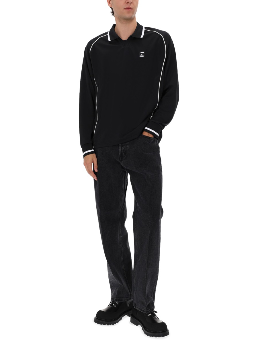 [OBEY] Shirts Long Sleeve FW25 131040059_BLACKMULTI