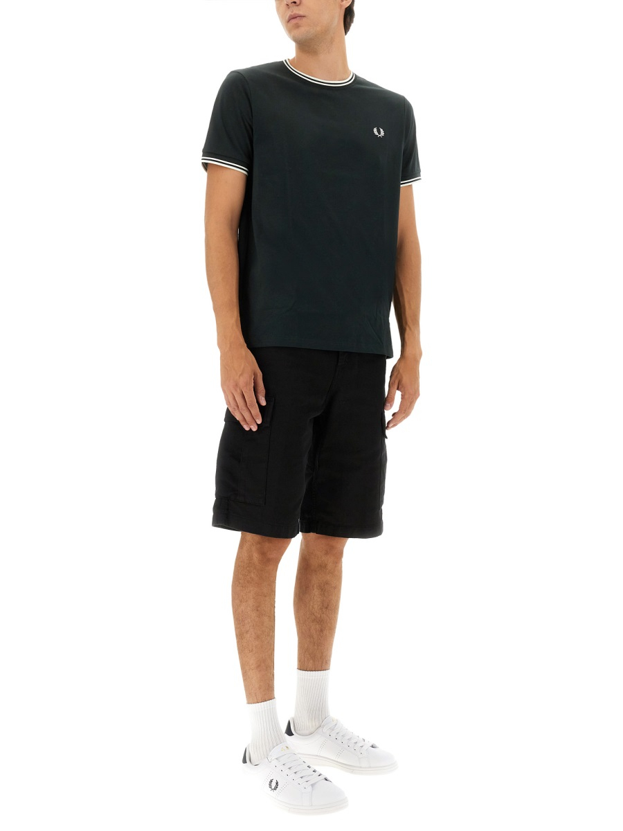 [FRED PERRY] T-shirts Short Sleeve FW25 FP-M1588V-55_T50