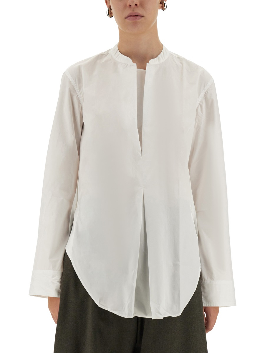 [Studio Nicholson] Shirts Long Sleeve FW25 PAMPASNW-1684_OPTICWHITE