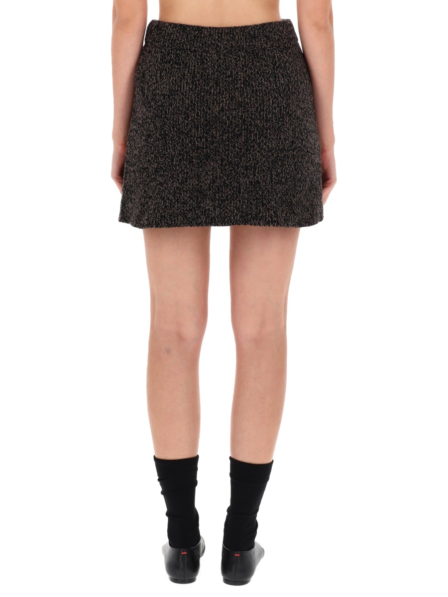 [Our Legacy] Mini skirt FW25 W4253SBT_BEARTWISTMOULINEWOOL