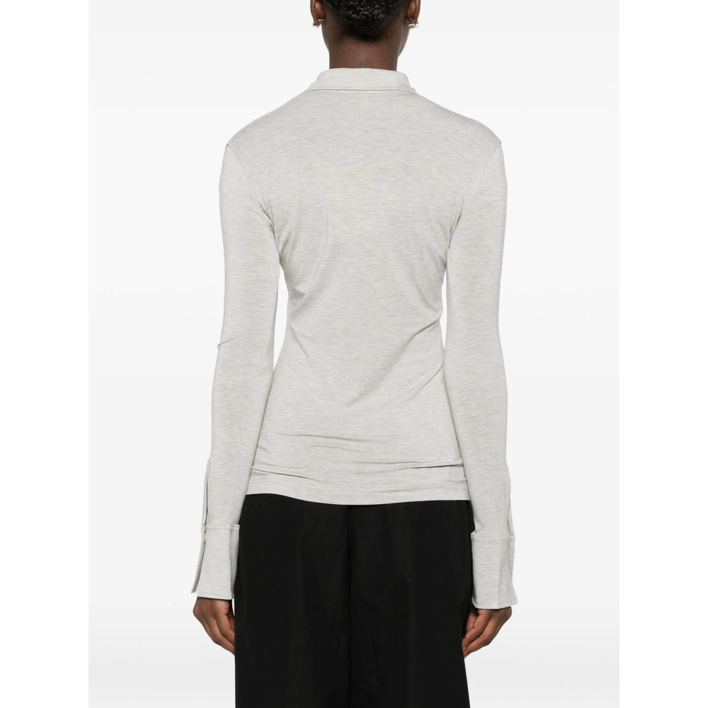 [TOTEME] T-shirts Long Sleeve FW26 263-WRT0752 FB0656-039 PGREM