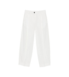 [TOTEME] Trousers FW26 263-WRB0417 FB0490-047 WHITE