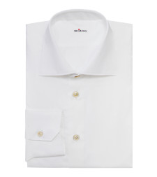 [Kiton] Shirts Long Sleeve FW26 UCCH0960801009009 WHITE