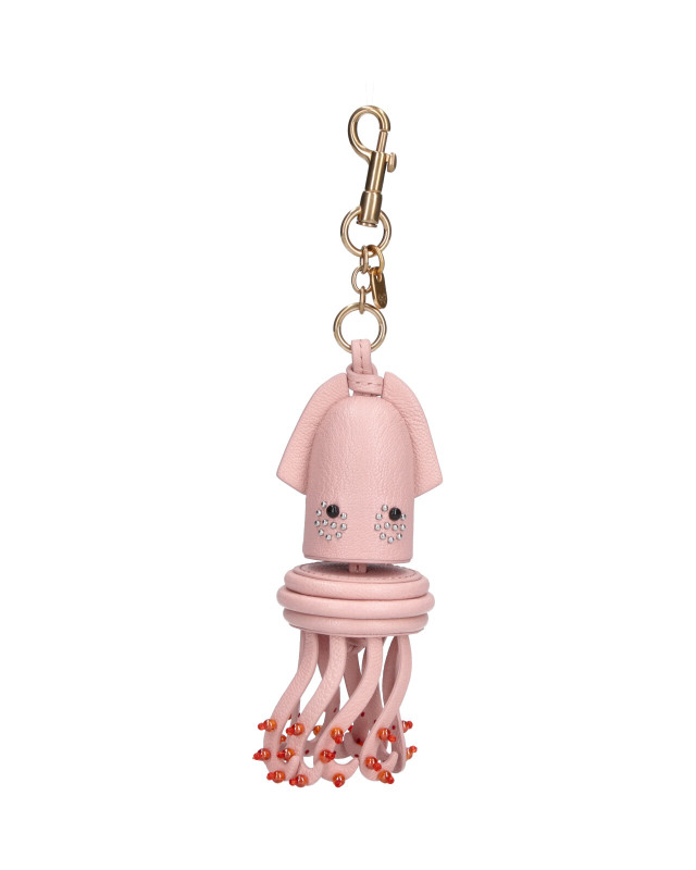 [Anya Hindmarch] Keyring FW26 208444SHELL PINK