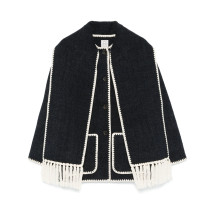 [TOTEME] Jacket SS26 244-WRO918 FB0292-083 DKGRM