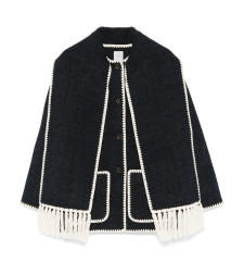 [TOTEME] Jacket SS26 244-WRO918 FB0292-083 DKGRM
