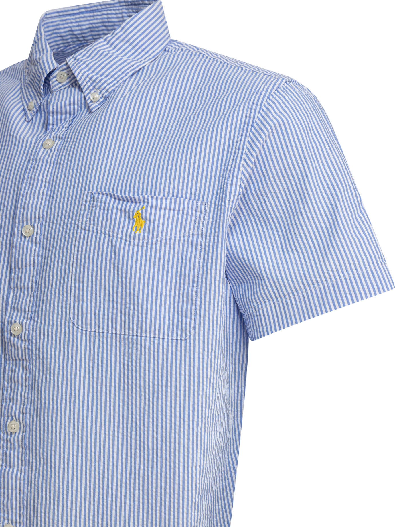 [Polo Ralph Lauren] Shirts Short Sleeve SS25 7109065740022604A BLUE/WHITE