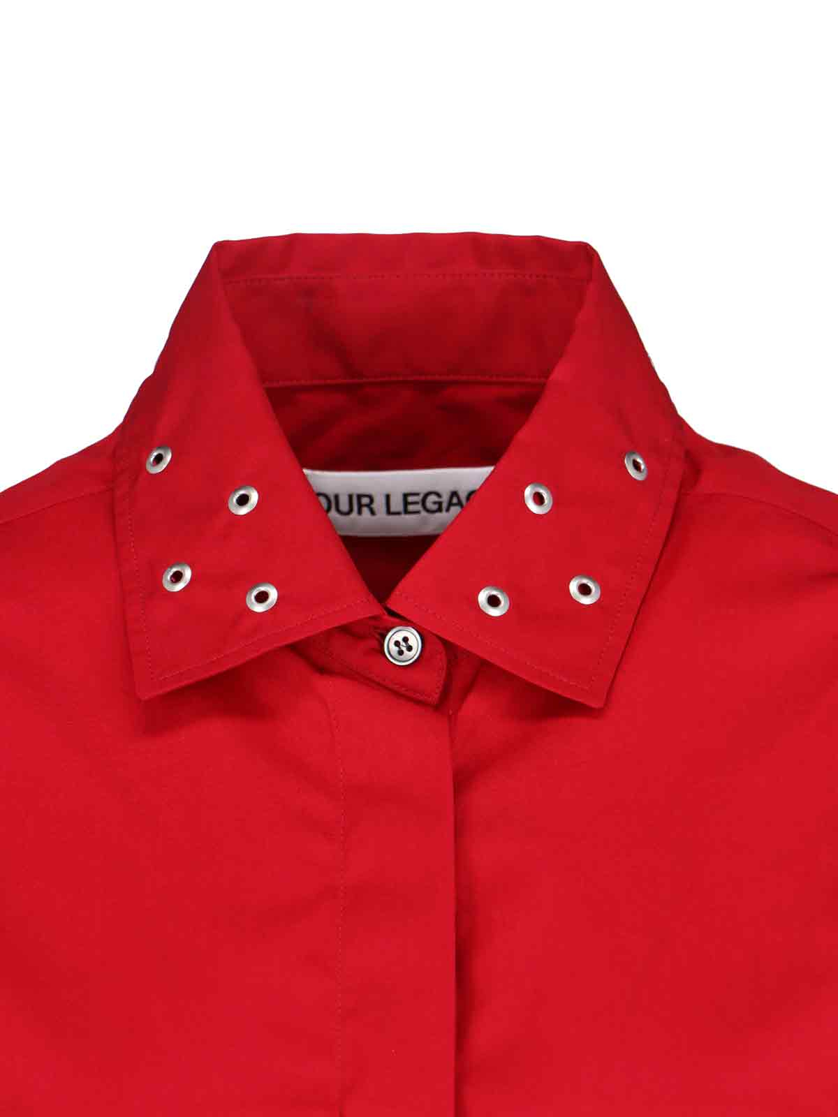 [Our Legacy] Shirts Sleeveless FW25 W4252GLRLIPSTICK RED SUPER POPLIN