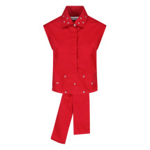 [Our Legacy] Shirts Sleeveless FW25 W4252GLRLIPSTICK RED SUPER POPLIN
