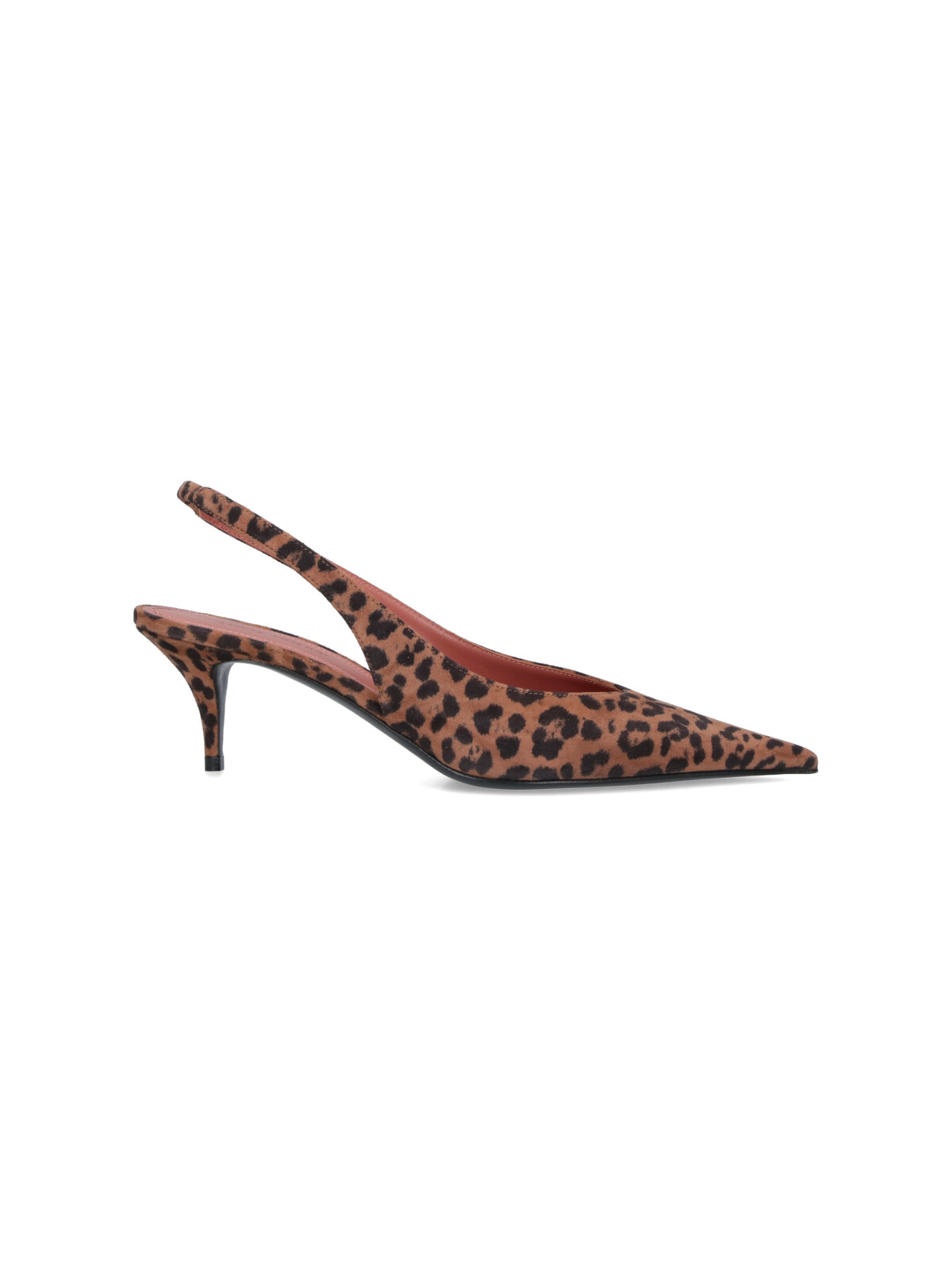 [Amina Muaddi] Pumps FW25 15S365620ANOLEOPARD PRINTED SUEDE