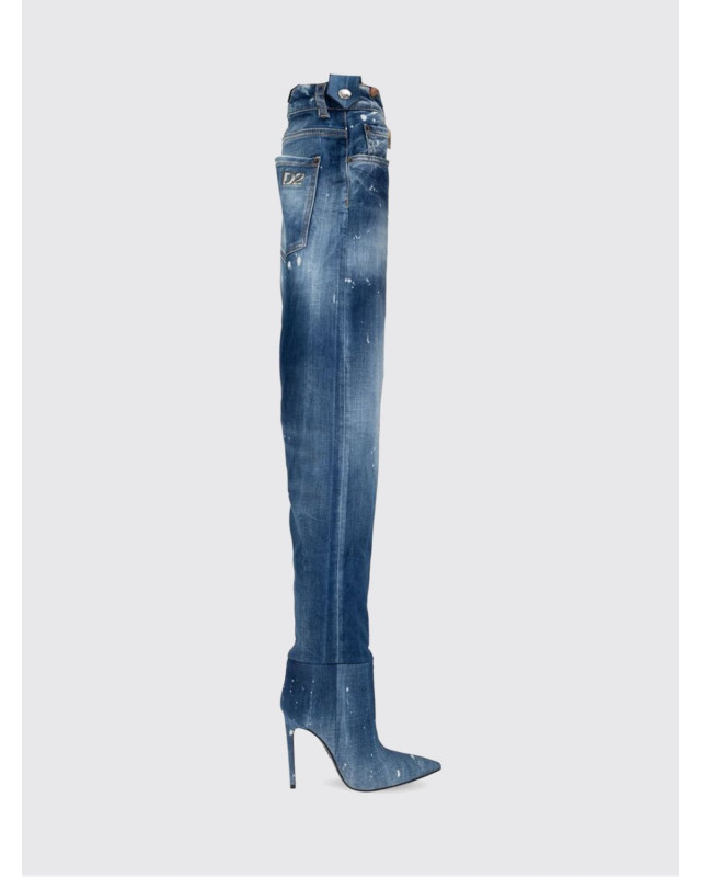 [Dsquared2] Long Boots FW25 BOW009110100001 3096