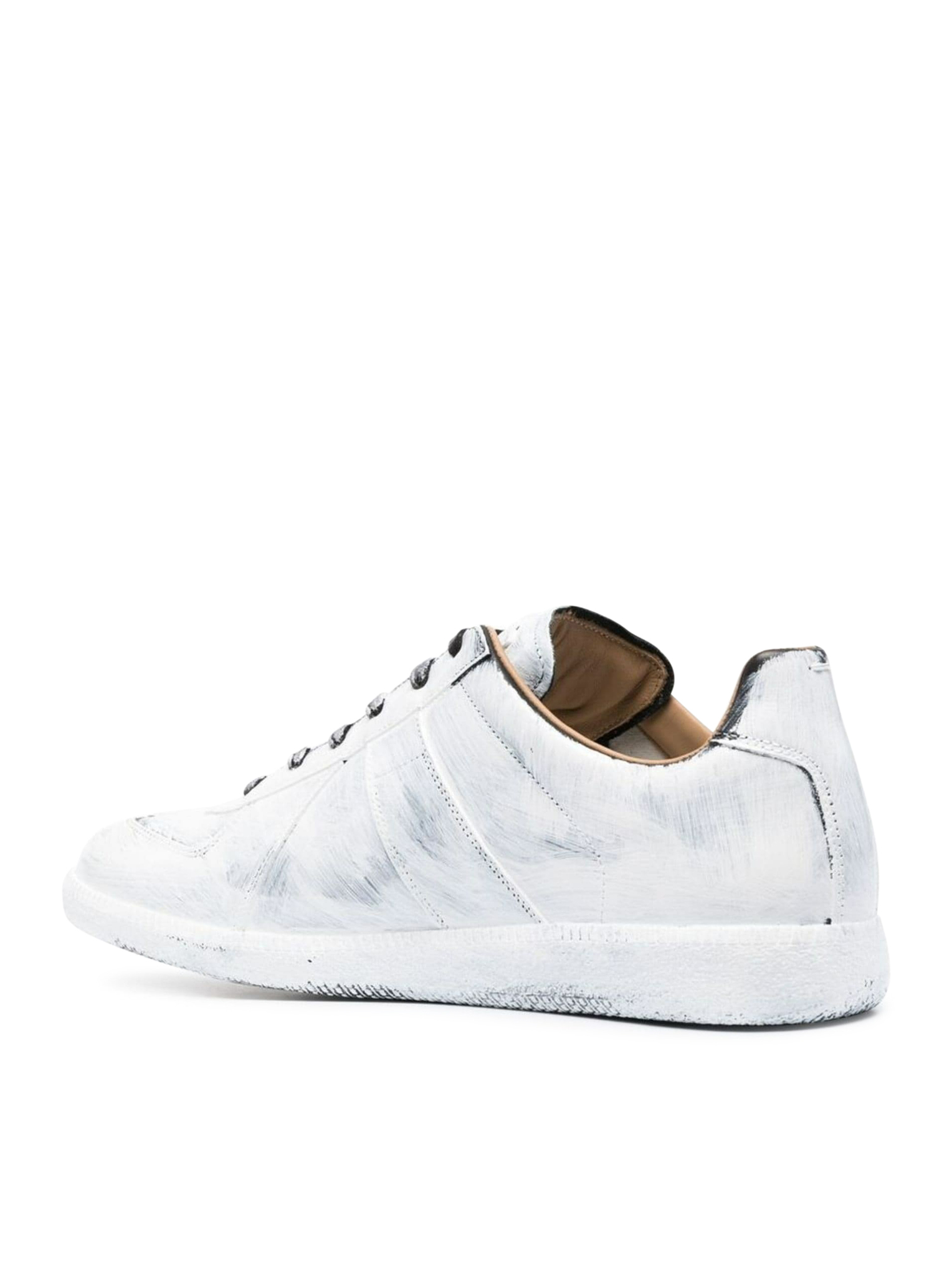 [Maison Margiela] Sneakers SS26 S37WS0566P4128H8680 BLACK GLOSSY WHITE