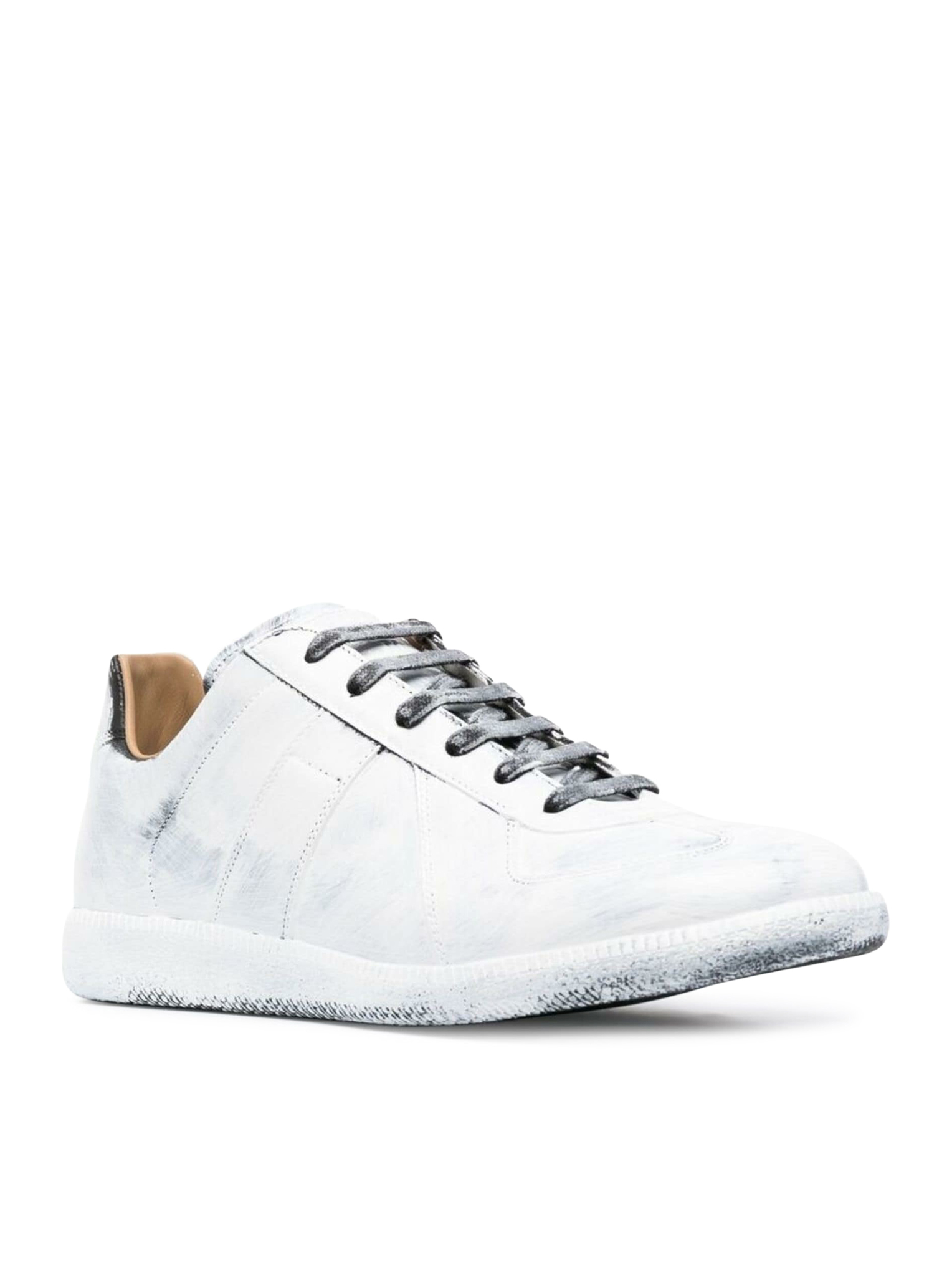 [Maison Margiela] Sneakers SS26 S37WS0566P4128H8680 BLACK GLOSSY WHITE