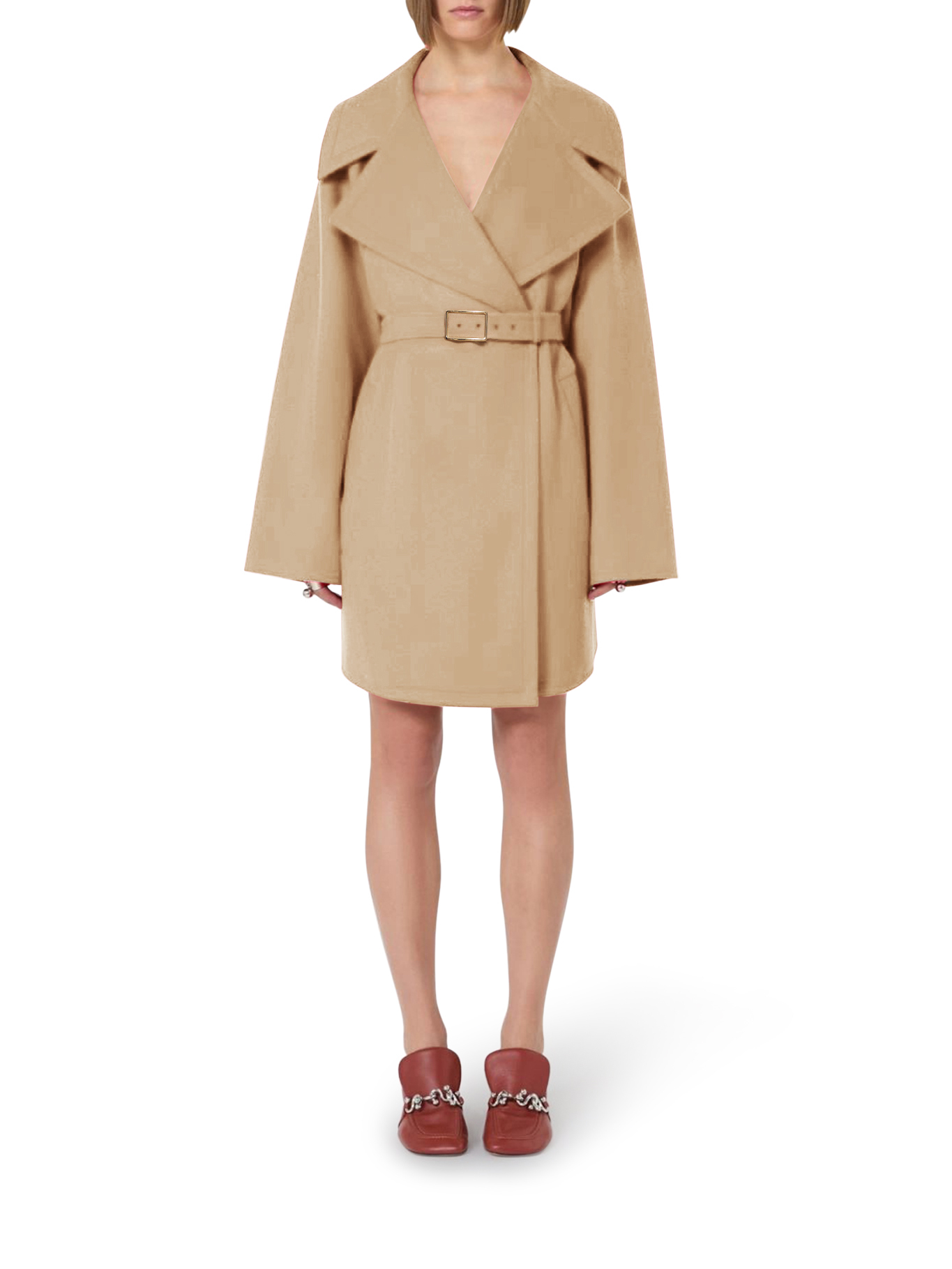 [SPORTMAX] Coat SS26 2612011011600001 CARAMELLO