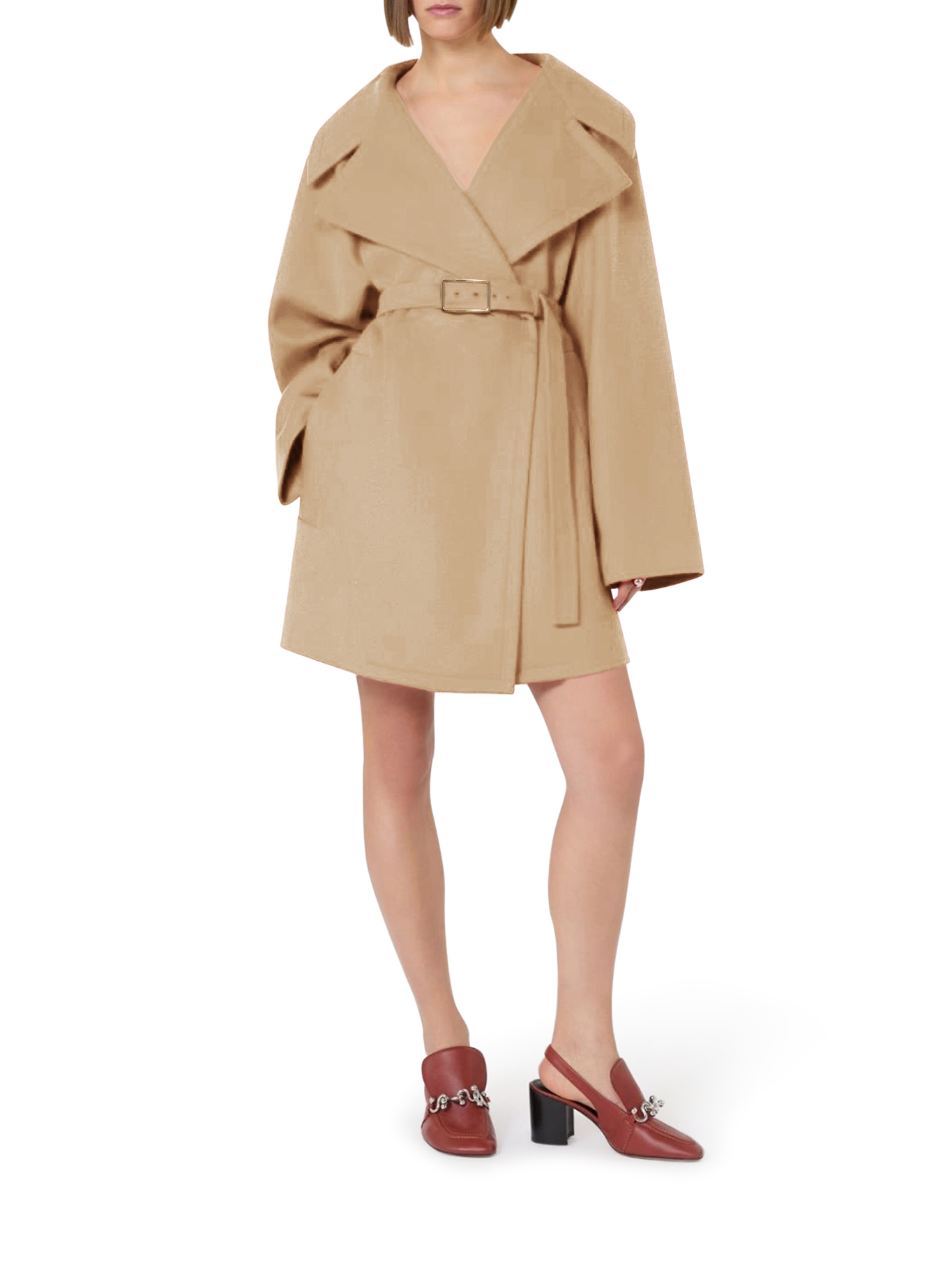 [SPORTMAX] Coat SS26 2612011011600001 CARAMELLO