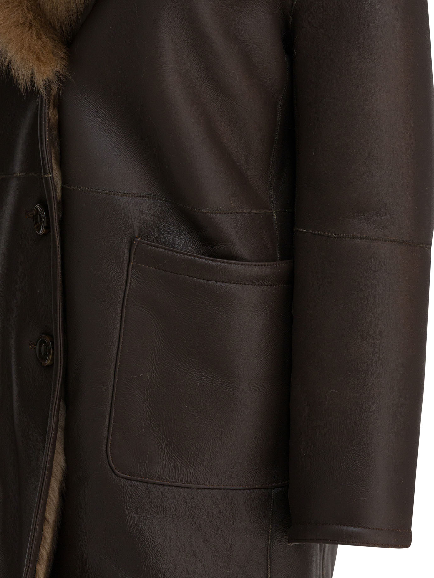 [B&W] Fur Jacket FW26 1650MONTONEMARRONE