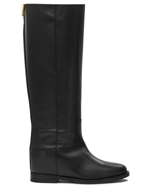 [VIA ROMA 15] Long Boots FW26 4446LUXURYNERO