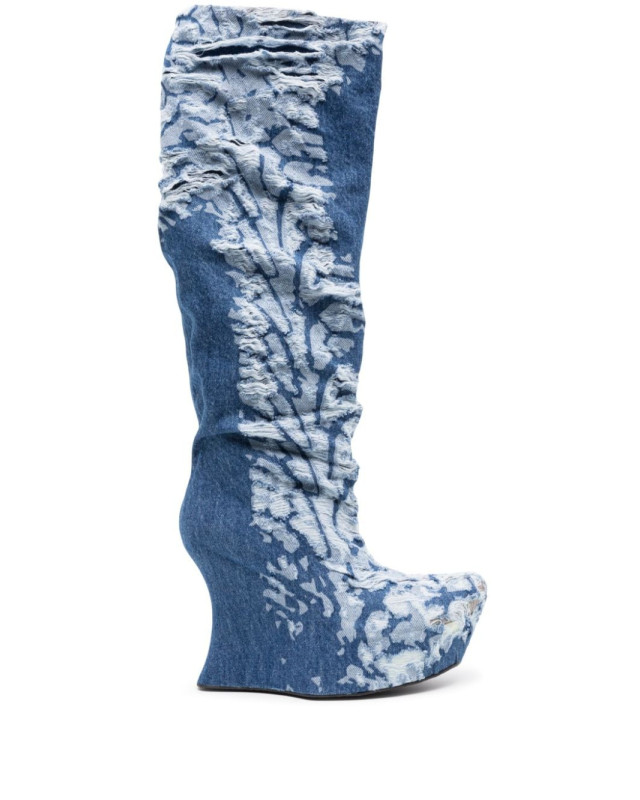 [MASHA POPOVA] Long Boots FW23 MPAW23-704INDIGOBLUE