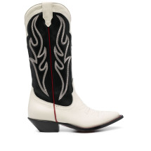 [SONORA] Long Boots FW23 SANTAFEMAXIFLOWER35VACCHETTABLACK/WHITE