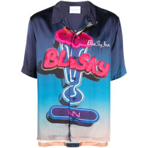 [BLUE SKY INN] Shirts Short Sleeve FW23 BS2302SH040PRINTMIL