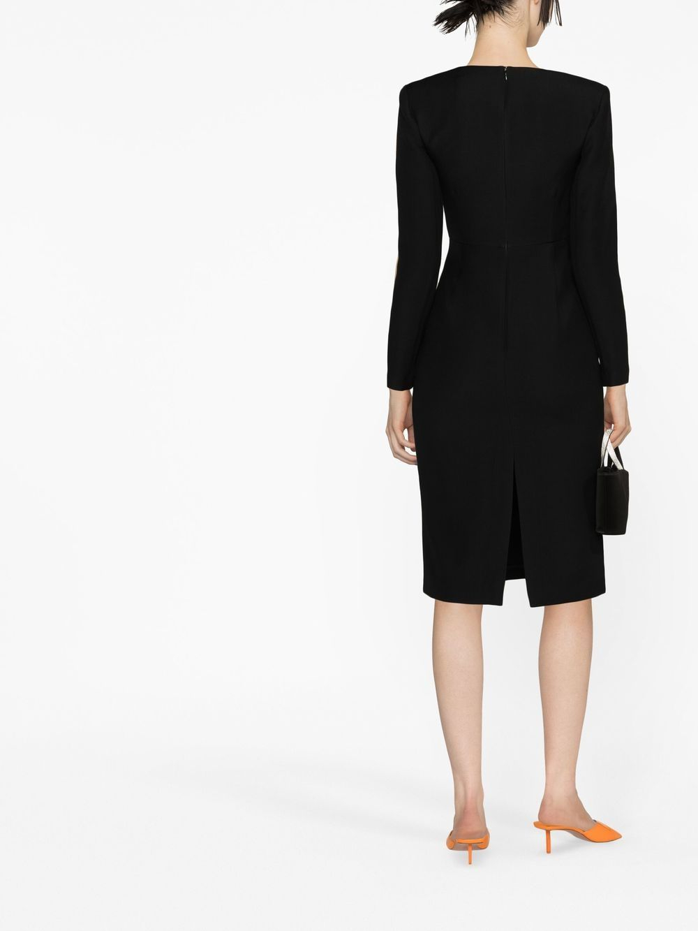 [Roland Mouret] Long sleeve dress SS23 RMRS23035MBLACK
