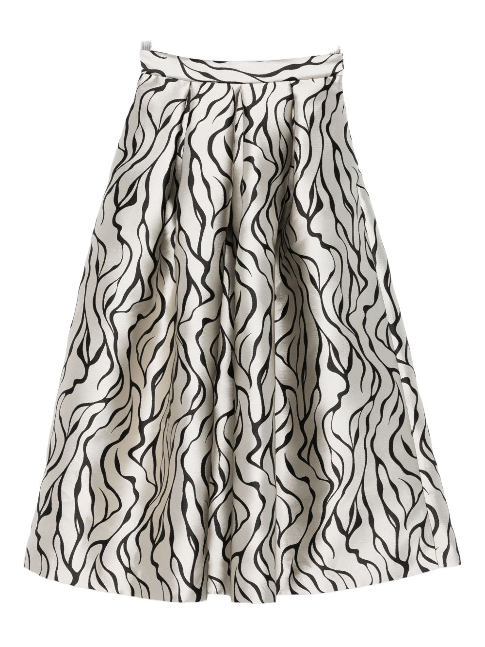 [LUNATICA MILANO] Midi skirt FW25 LUNA88JQSTREAKSGREY