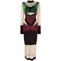 [MARINE SERRE] Long sleeve dress FW23 WDR034UKNI0001GN45