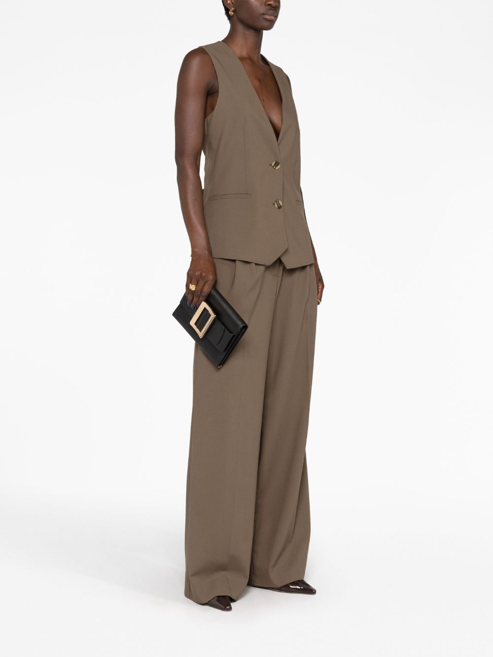 [Boyy] Clutch bag FW23 BUCKLETRAVELCASEEPSOMCS/CSDBLACK