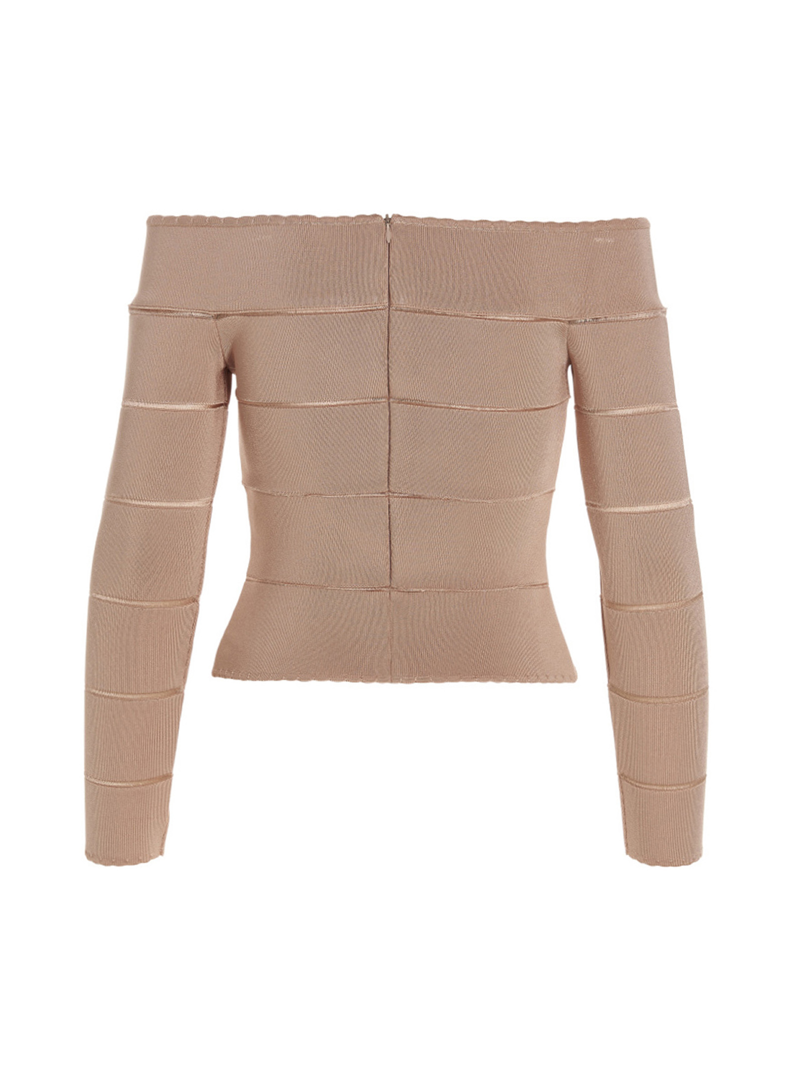 [Alexandre Vauthier] T-shirts Long Sleeve SS23 231KTO1809BLUSH