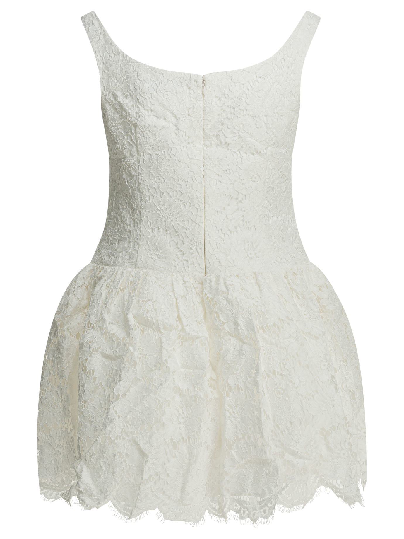 [Self-portrait] Sleeveless dress FW25 AW25-088SA-WWHITE