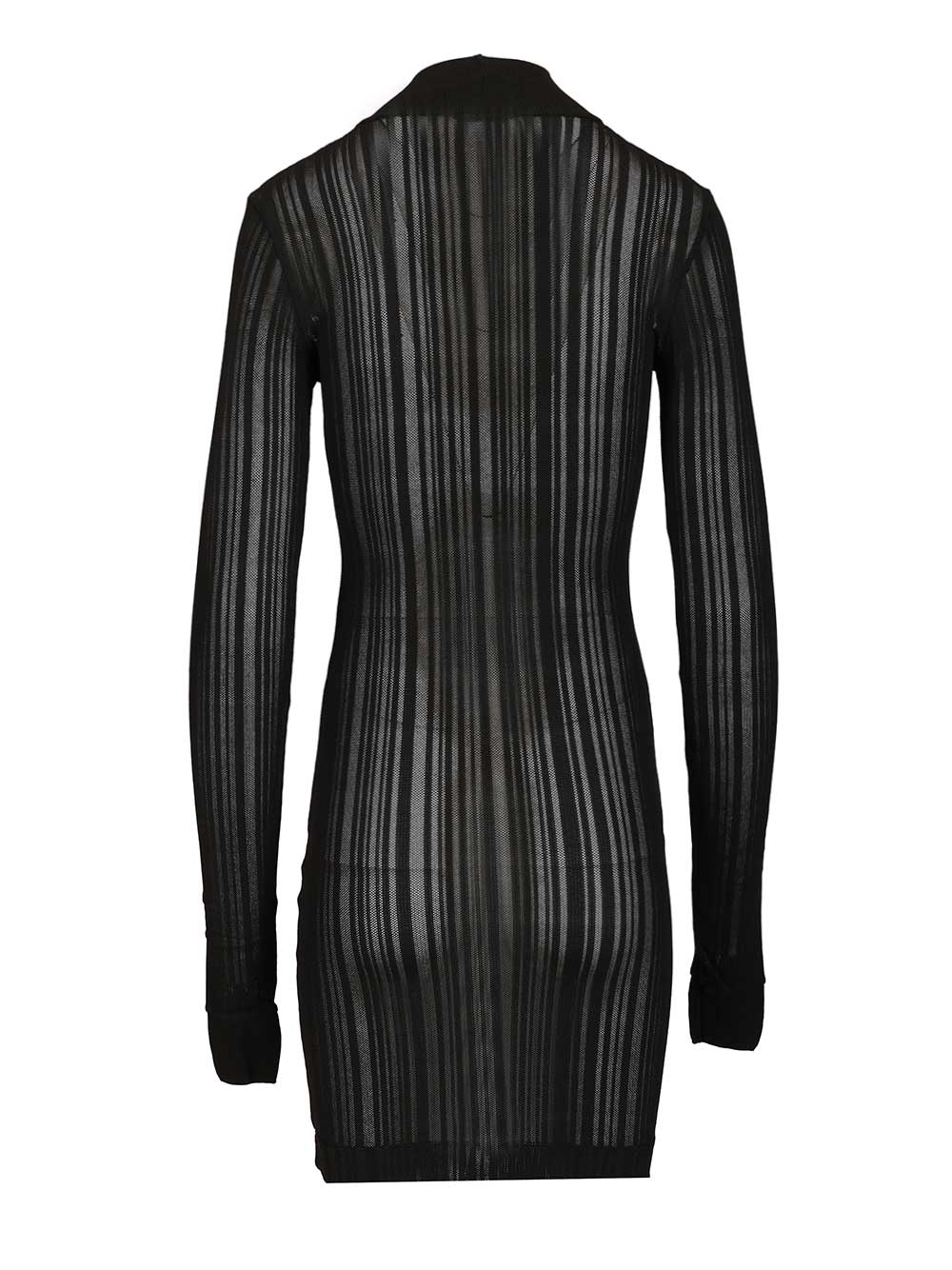 [Amazuin] Long sleeve dress FW25 11LYDUVBVIBRANT  BLACK