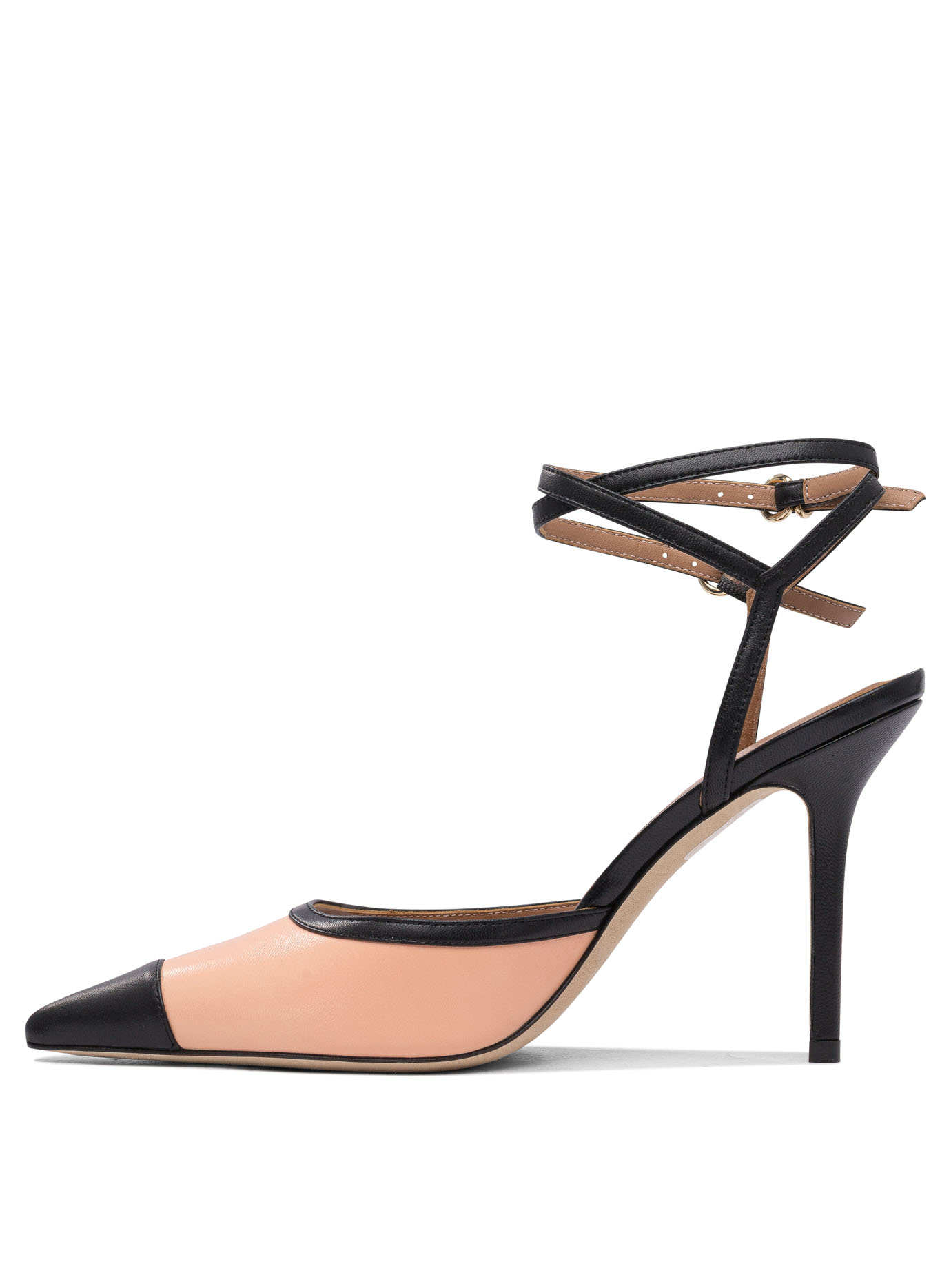 [LELLA BALDI] Pumps SS25 LE2533NAPPAPEACH/NERO