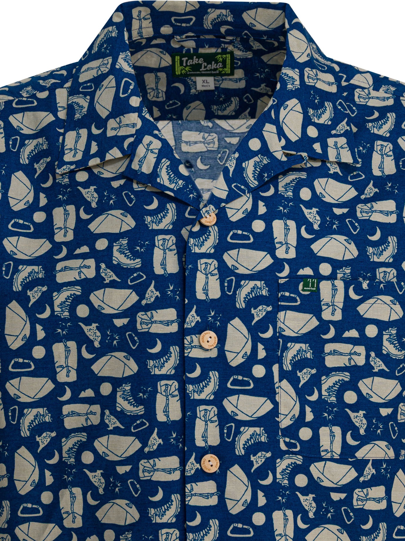 [Montbell] Shirts Short Sleeve FW25 2104730TAKE LOHA M'S YAMADOUGU#1