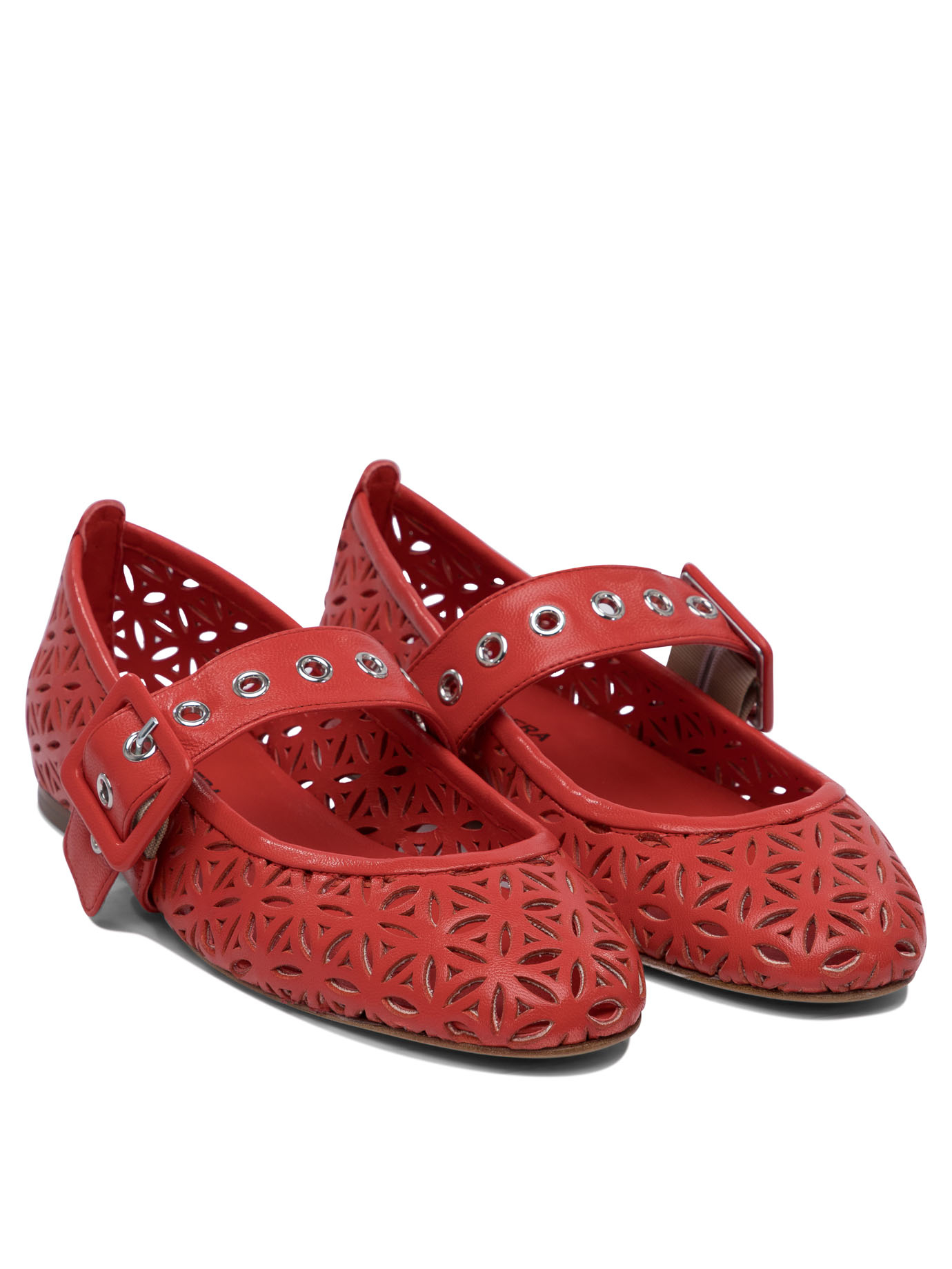 [Halmanera] Flat shoes SS25 DOS56BARON ROSSO