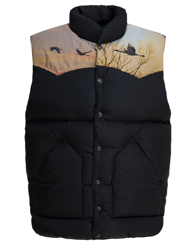 [Needles] Down Vest FW25 RW431C-BLACK