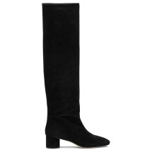 [Aeyde] Long Boots FW25 WILLACOW SUEDE LEATHER BLACK