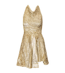 [Self-portrait] Sleeveless dress FW25 PF25-060S-GDGOLD