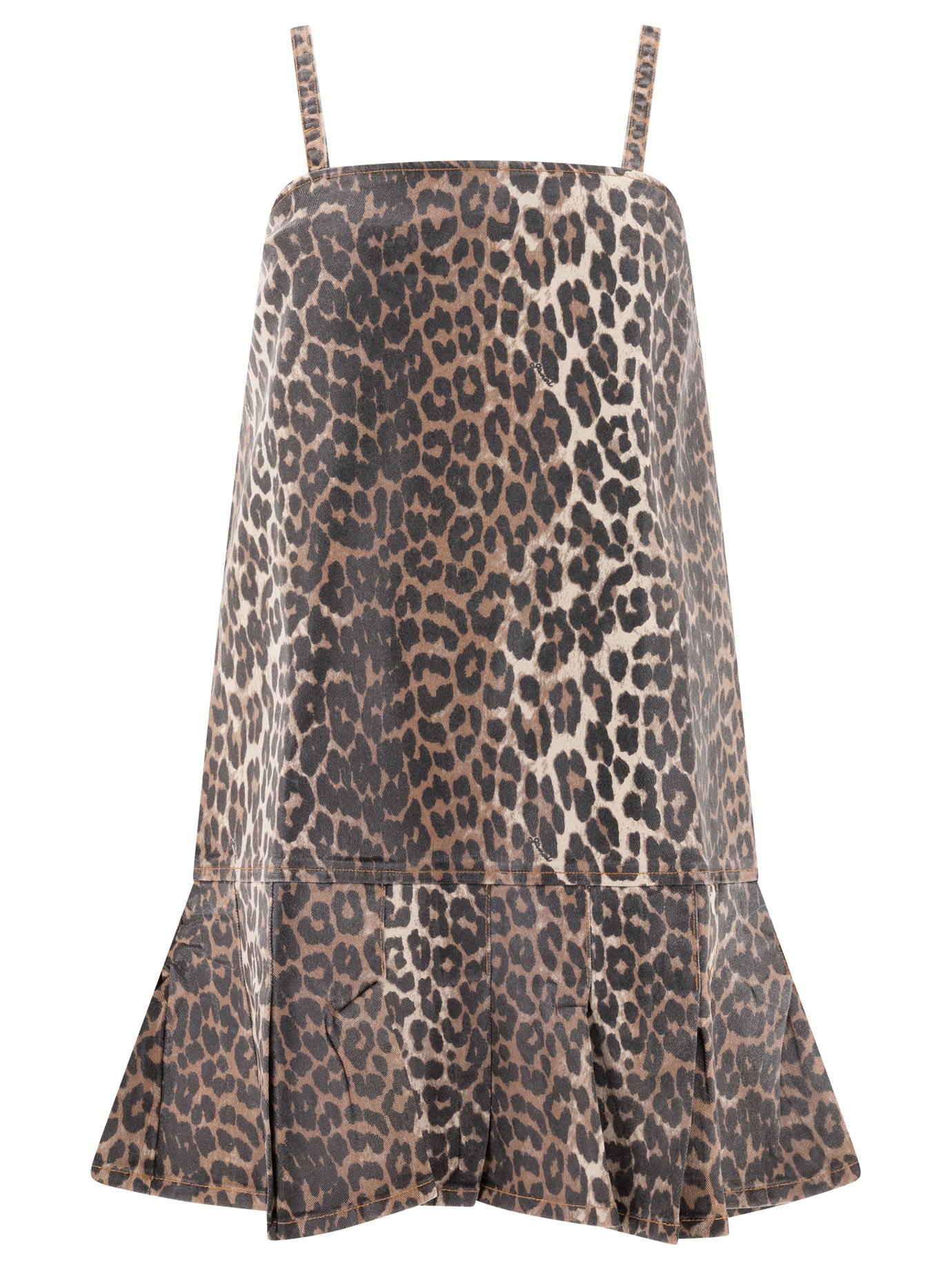 [GANNI] Sleeveless dress SS25 J1661943