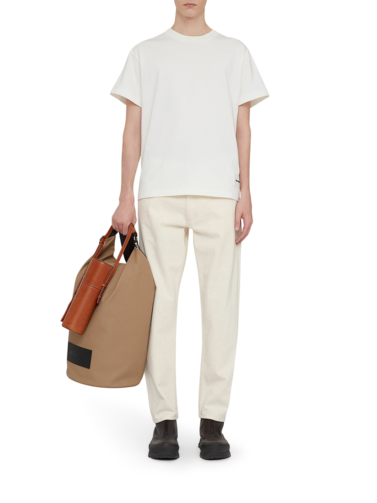 [Jil Sander] T-shirts Short Sleeve SS26 J47GC0001J45048100 WHITE